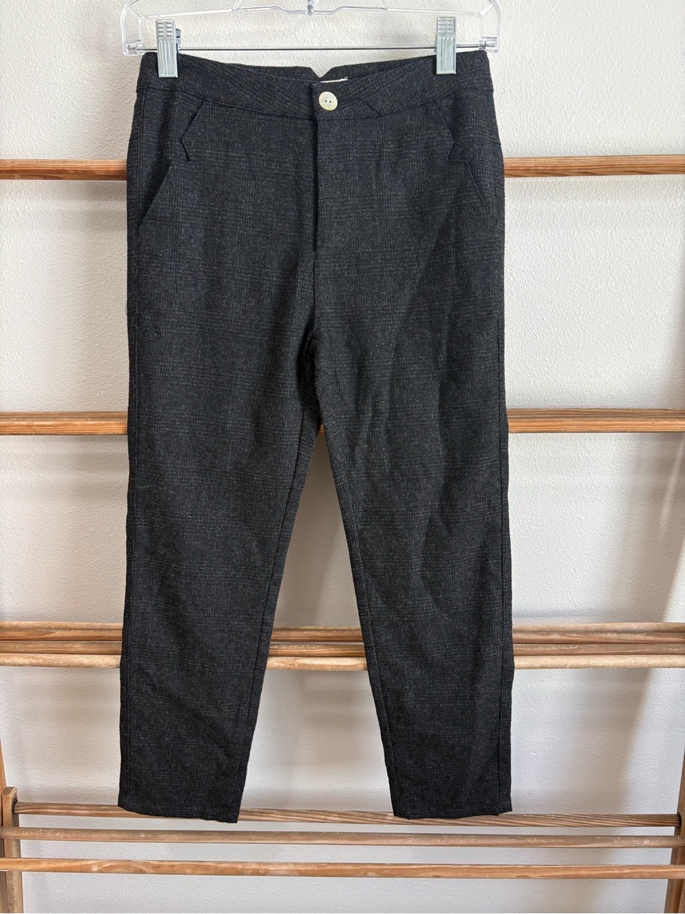 Mauve Boys Charcoal Dress Pants